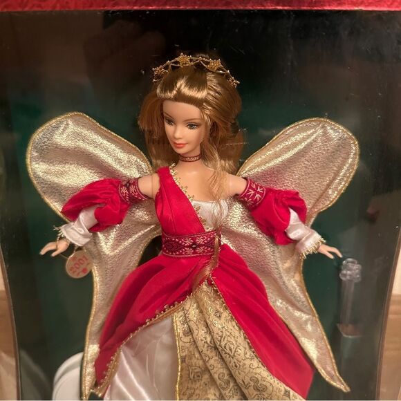 NEW 2000 Barbie Holiday Angel Collector Edition Second in Series Mattel 29769 - Picture 2 of 11